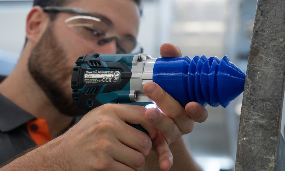 3D gedruckter Schutz für Akkuschrauber