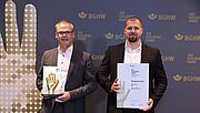 Preisübergabe der Goldenen Hand an Algeco