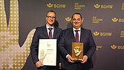 Preisübergabe der Goldenen Hand an Nienhaus Thielkes