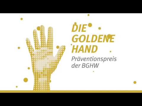 Grafik: Die Goldene Hand Präventionspreis