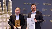 Preisübergabe der Goldenen Hand an L'oreal